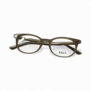 NEW SALT. Optics‎ Garland 48 Taupe Eyeglasses Unisex 48-20-140 Handcrafted Japan